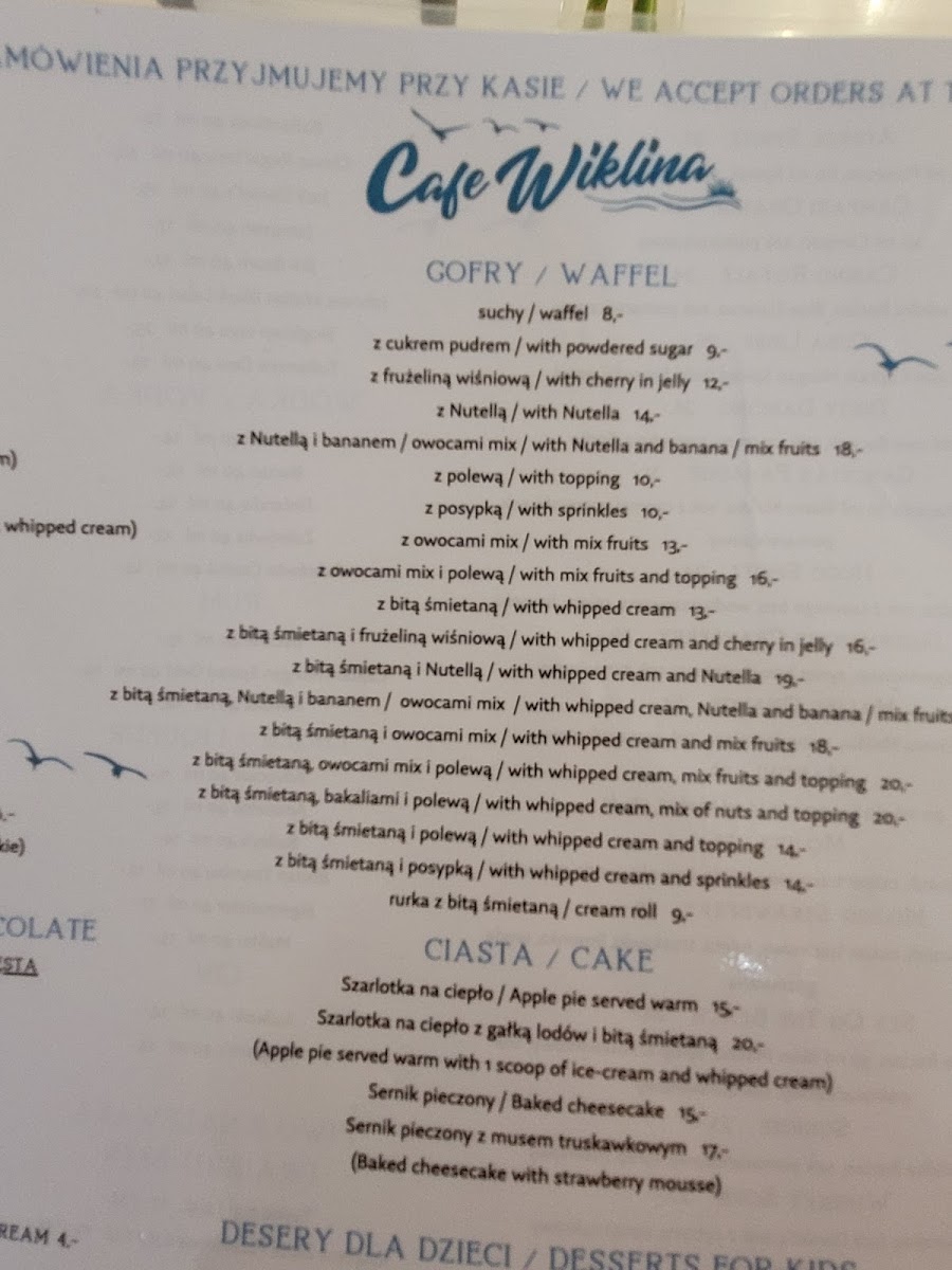 Menu Cafe Wiklina-8