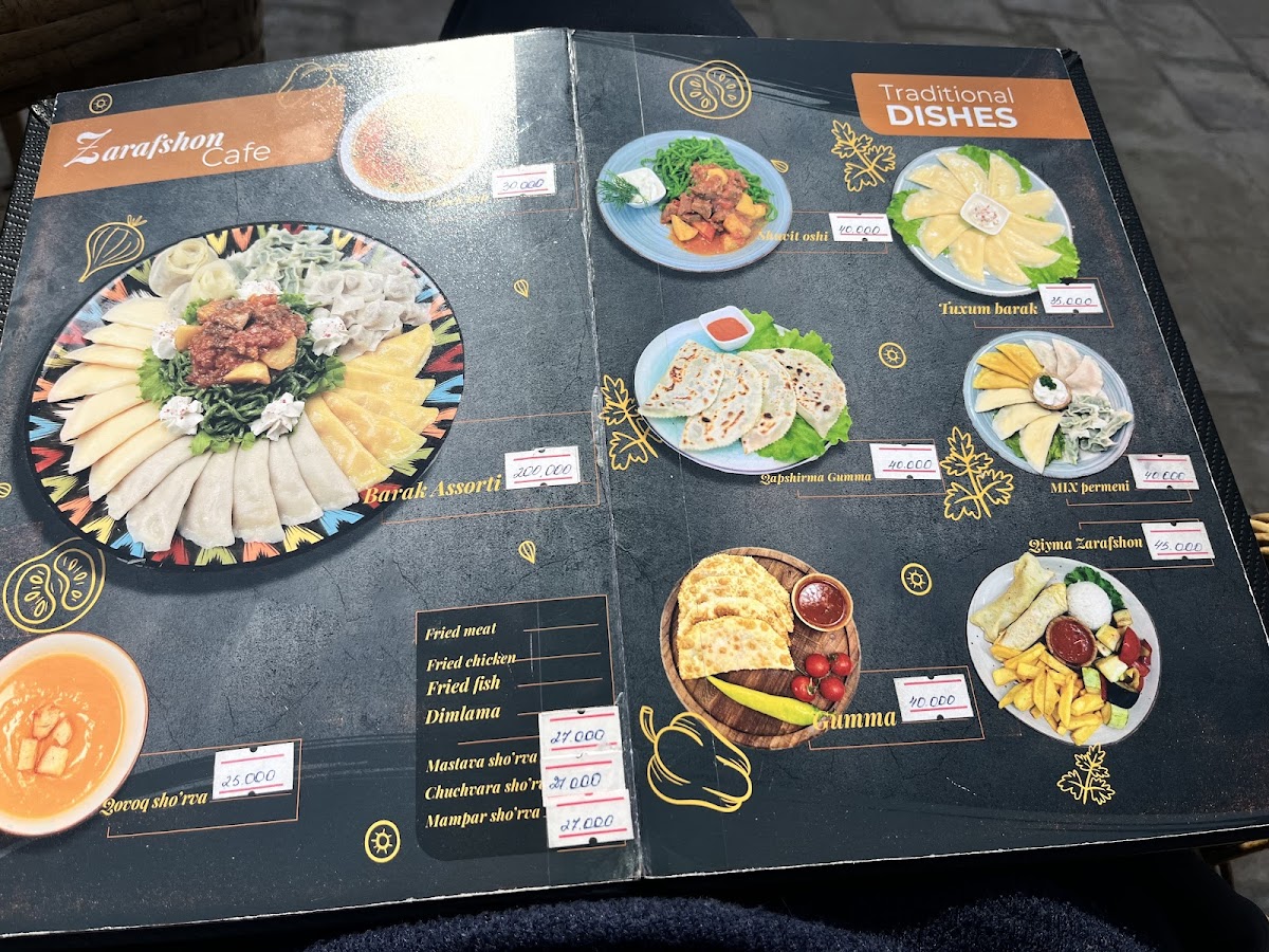 Menu Cafe Zarafshon-1