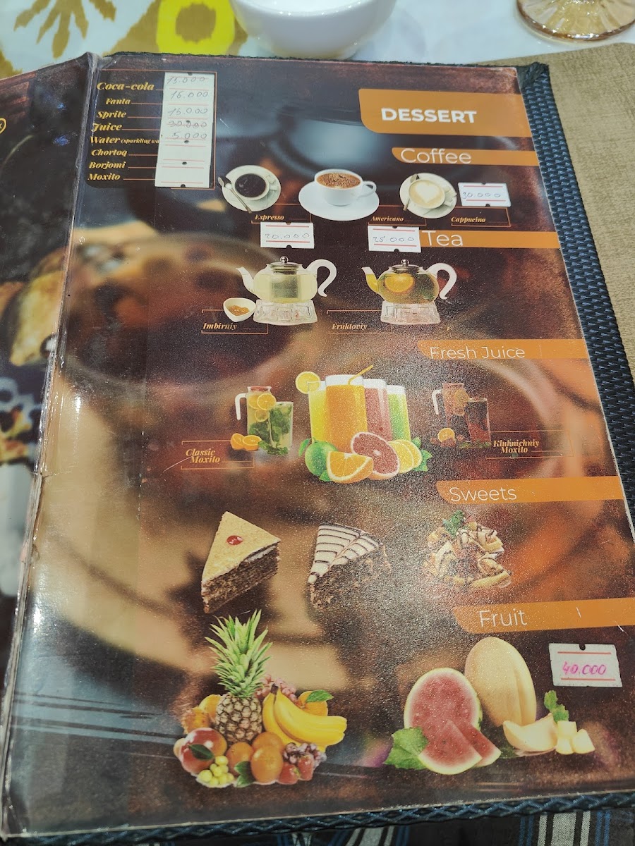 Menu Cafe Zarafshon-10