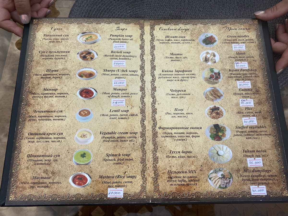 Menu Cafe Zarafshon-4