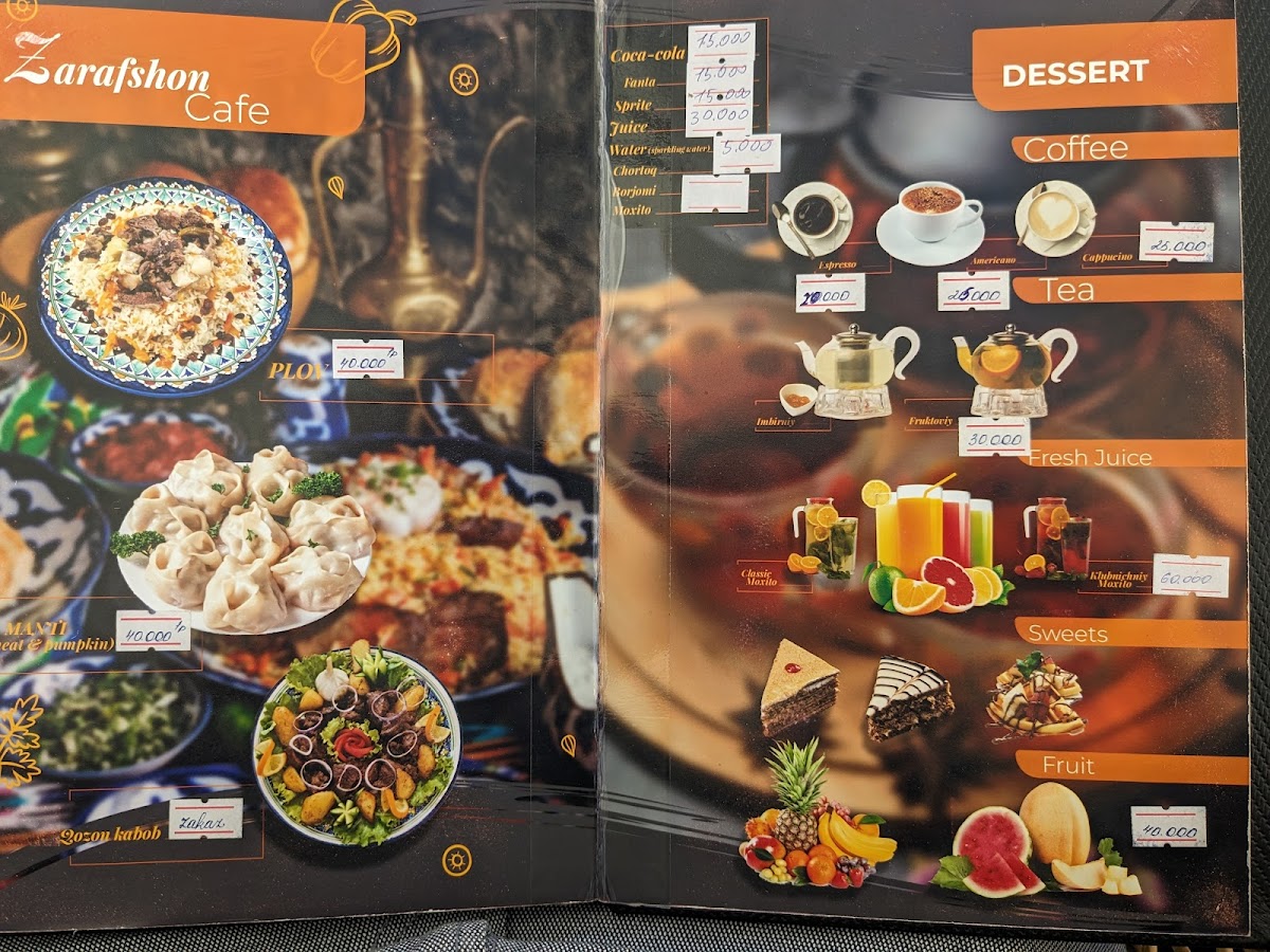 Menu Cafe Zarafshon-9