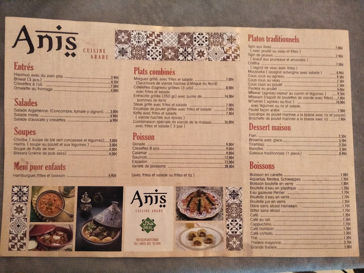 Menu Cafee Restaurante Anis Halal-7