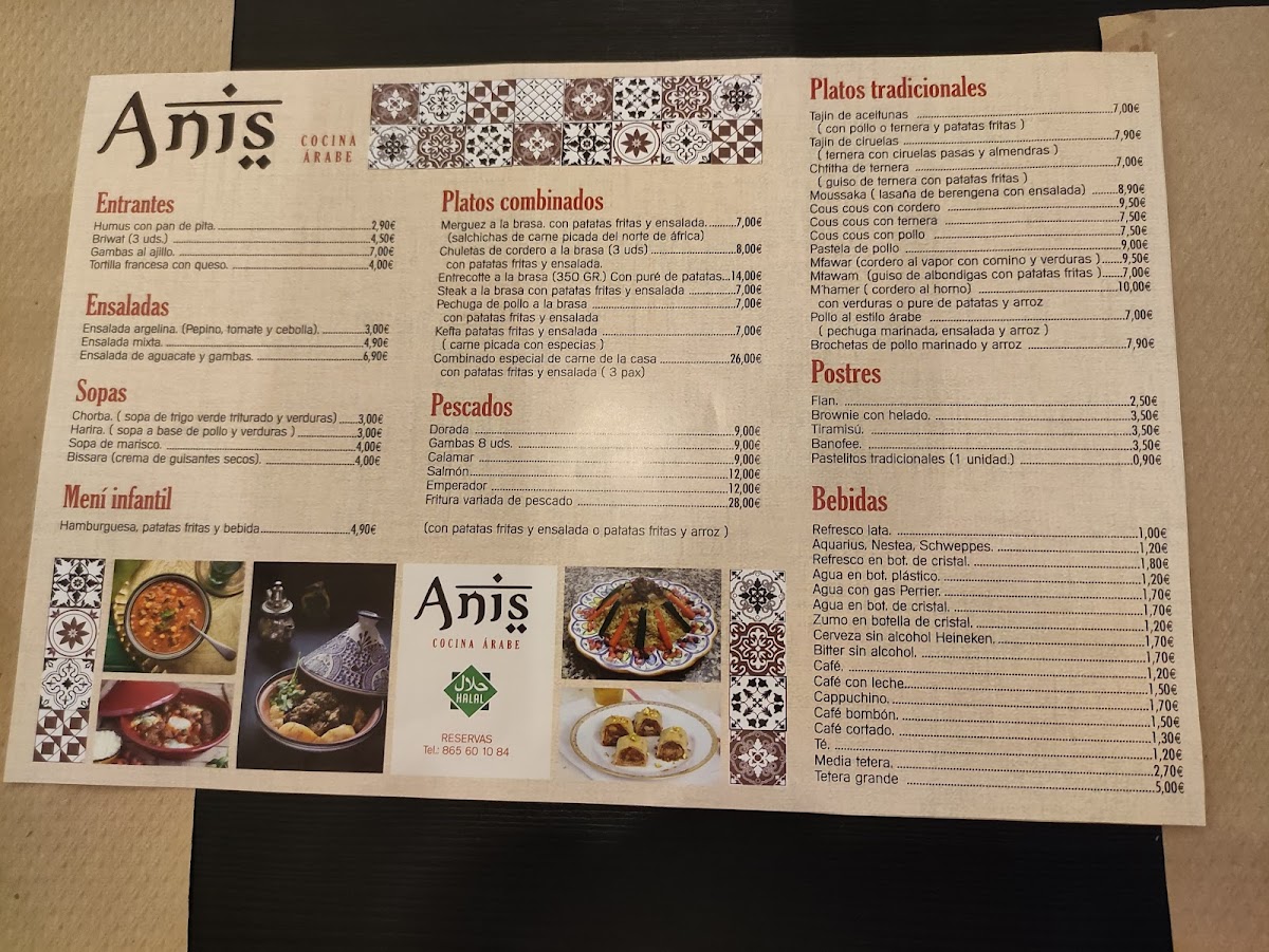 Menu Cafee Restaurante Anis Halal-8