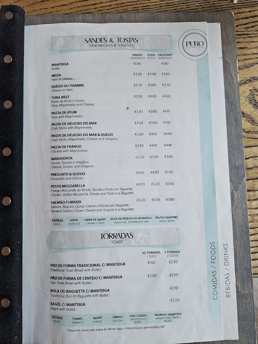 Menu Cafetaria Puro Cake Lab-1