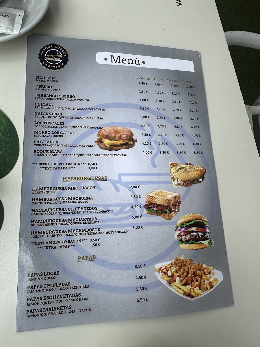 Menu Cafetería Cuscoy-1