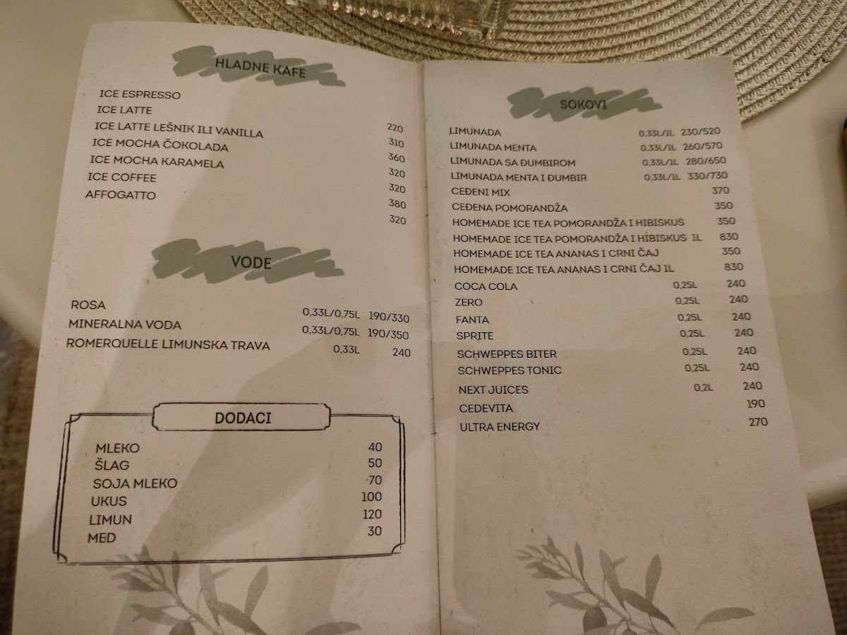 Menu Cafeteria Gardos-1