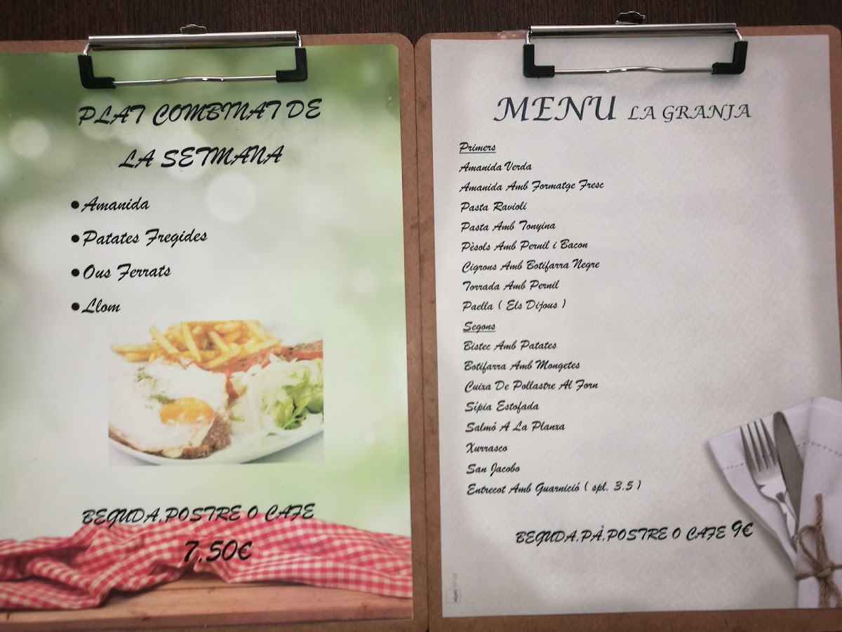 Menu Cafeteria Granja Matadepera-1
