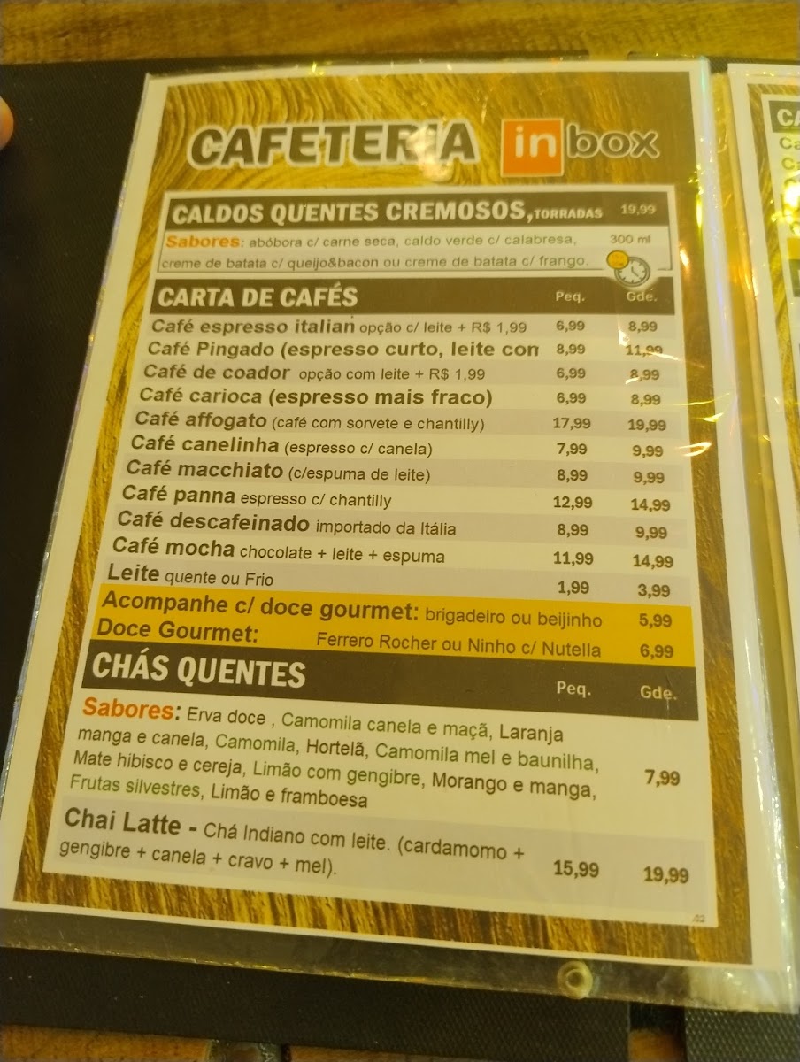 Menu Cafeteria Inbox-2