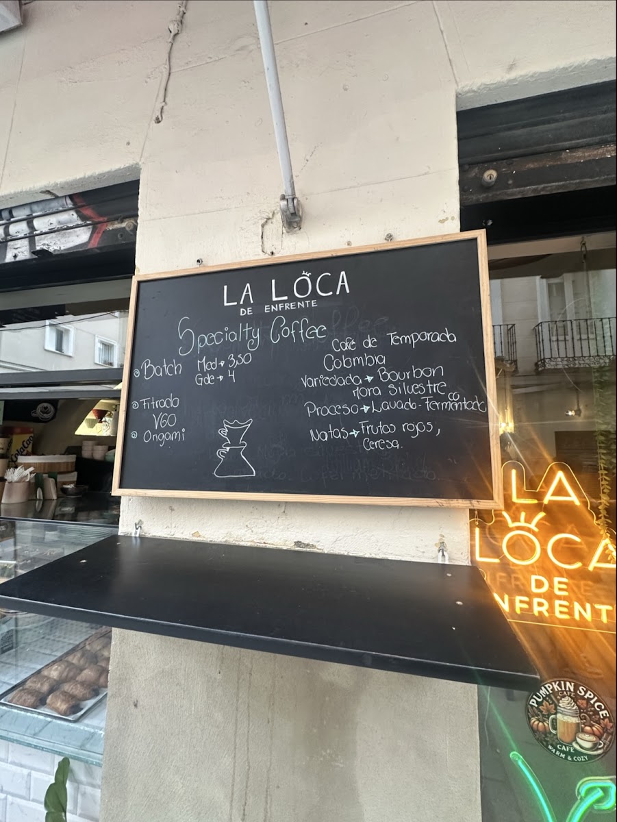 Menu Cafetería La Loca De Enfrente-7