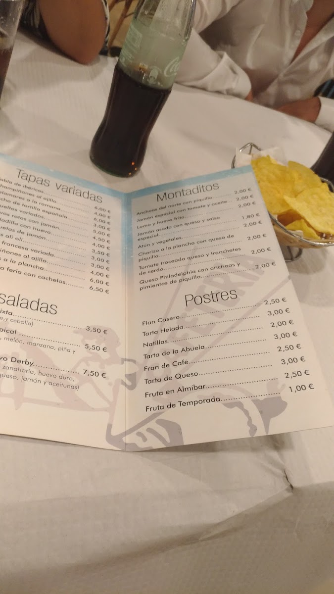 Menu Cafetería Nuevo Derby-6
