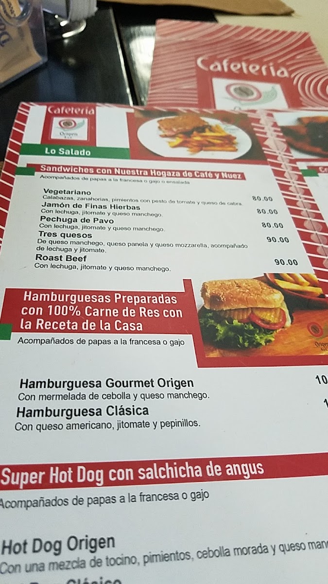 Menu Cafetería Origen A&c-2