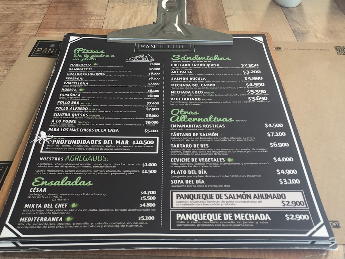 Menu Cafetería / Restaurante Panqueque-3
