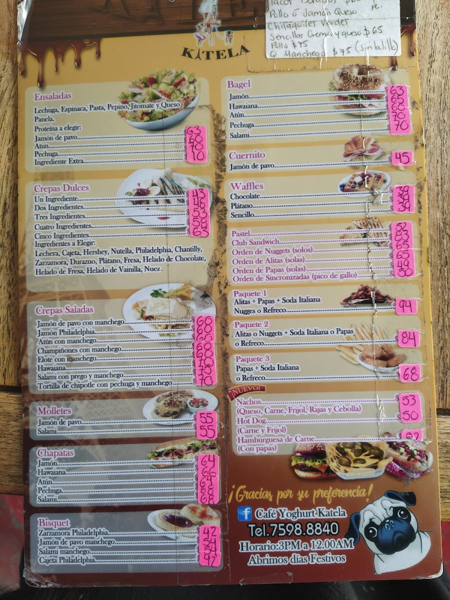 Menu Cafeteria & Yogurt Katela-4