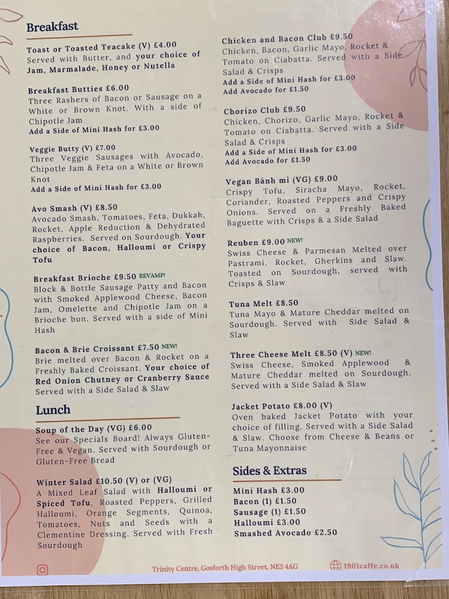 Menu Caffe 1901 Deli Gosforth-2