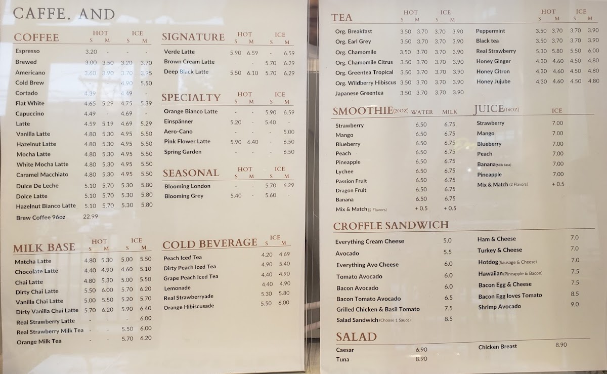 Menu Caffe And-8