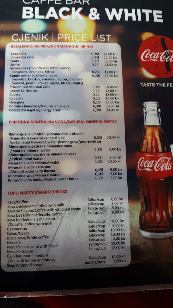 Menu Caffe Bar Black-3
