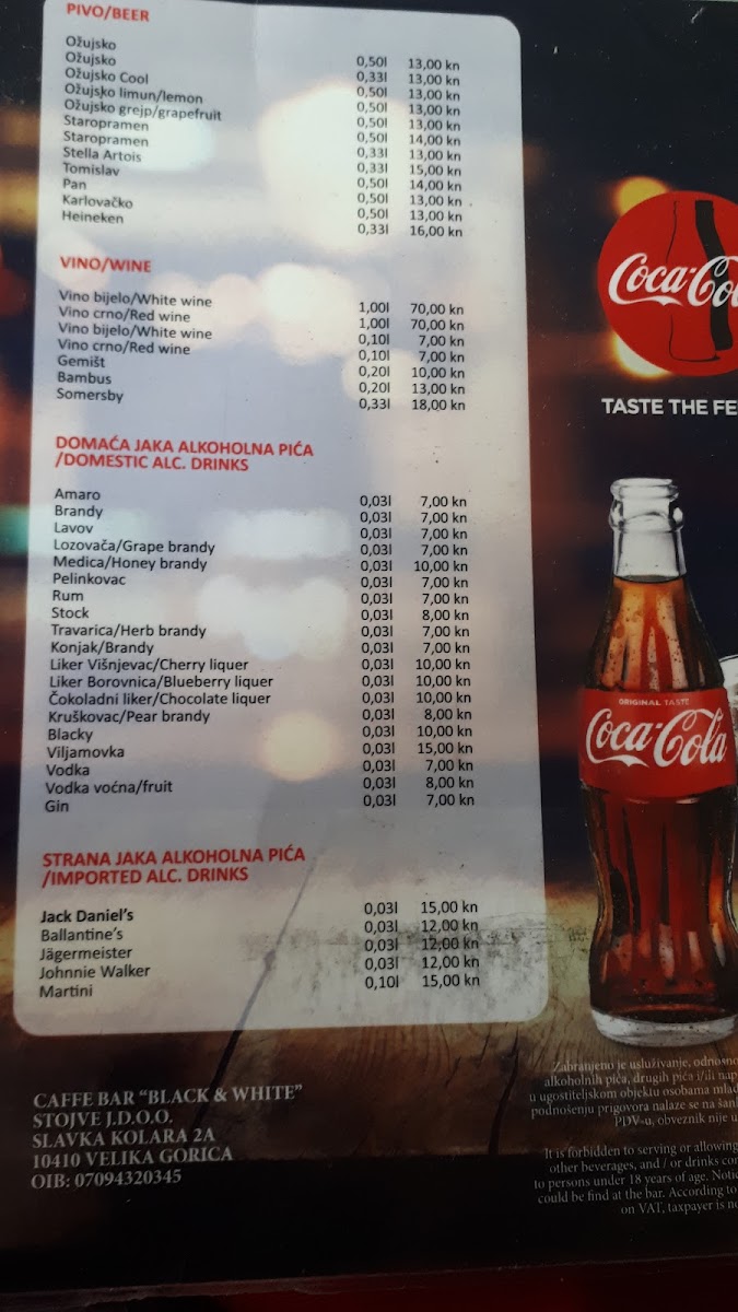 Menu Caffe Bar Black-4
