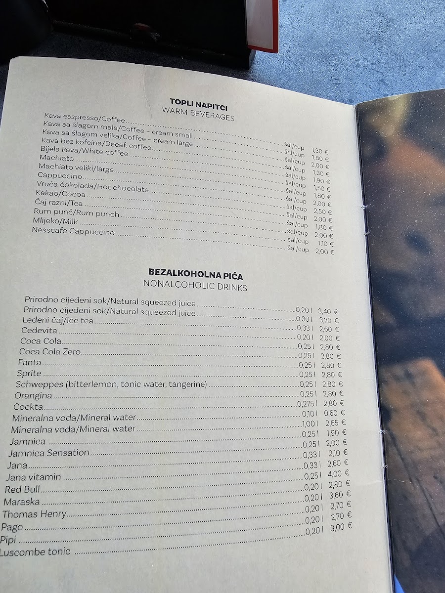 Menu Caffe Bar Fortuna-8