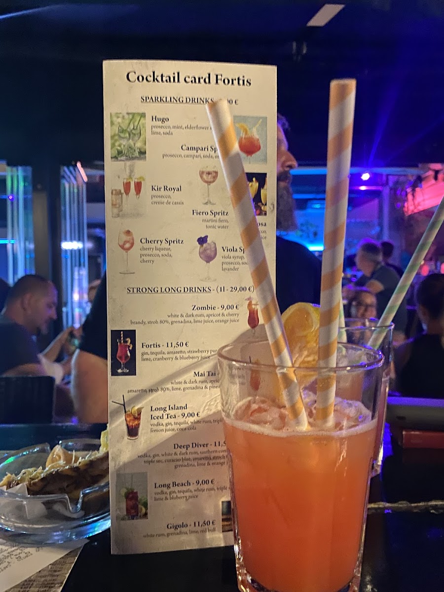Menu Caffe & Cocktail Bar Fortis-1