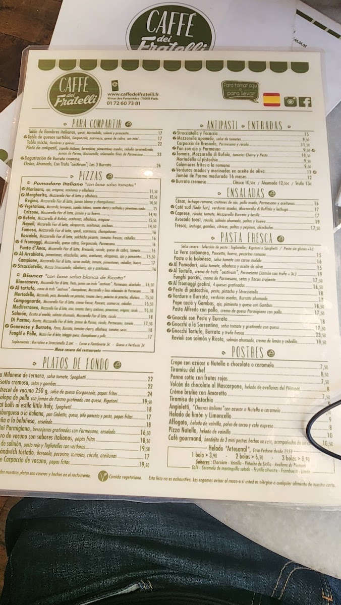 Menu Caffè Dei Fratelli-4