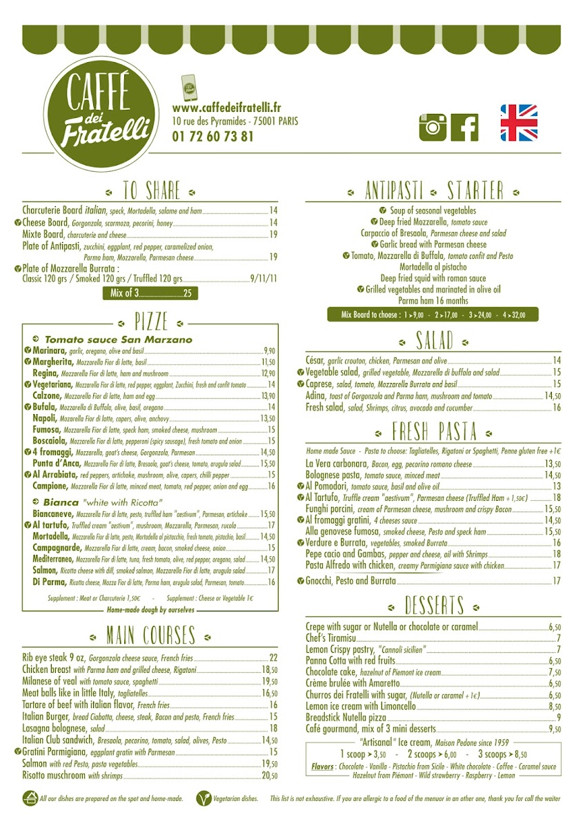 Menu Caffè Dei Fratelli-7