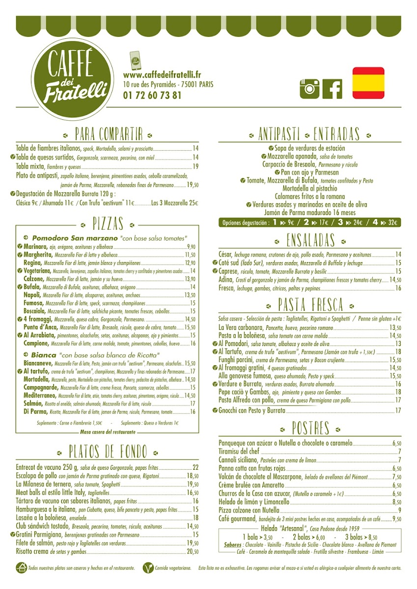 Menu Caffè Dei Fratelli-8