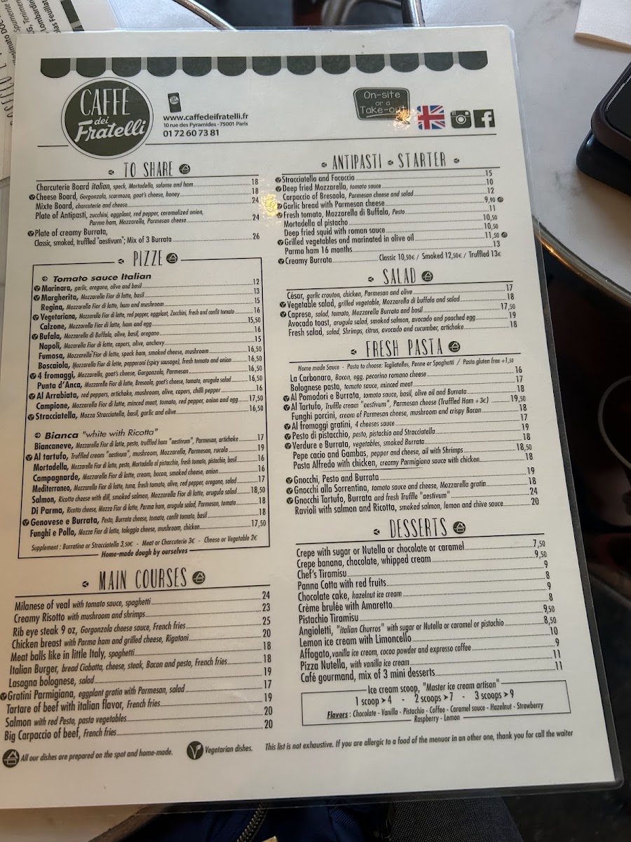 Menu Caffè Dei Fratelli-9
