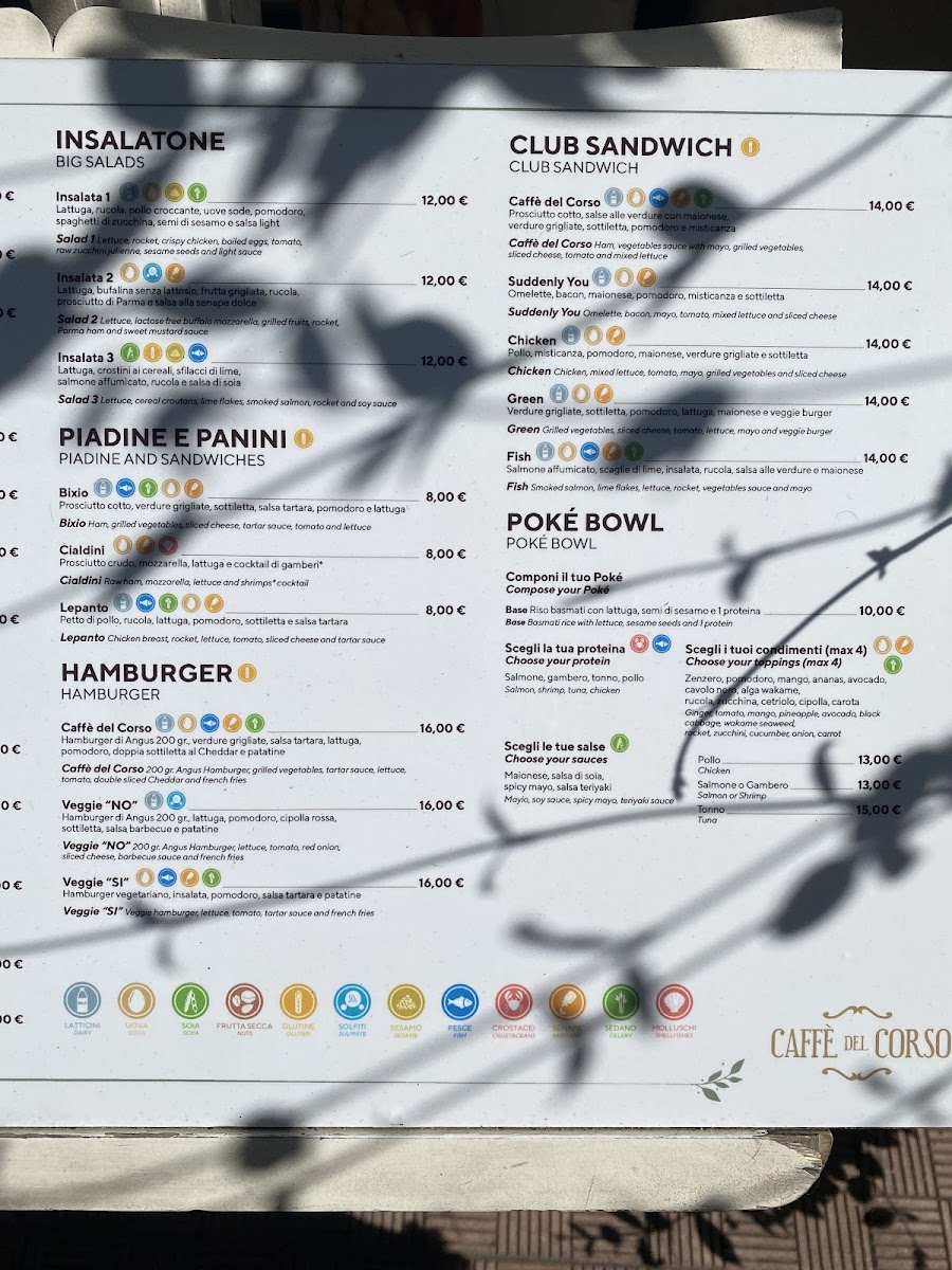 Menu Caffè Del Corso | Caffetteria Con Cucina-10