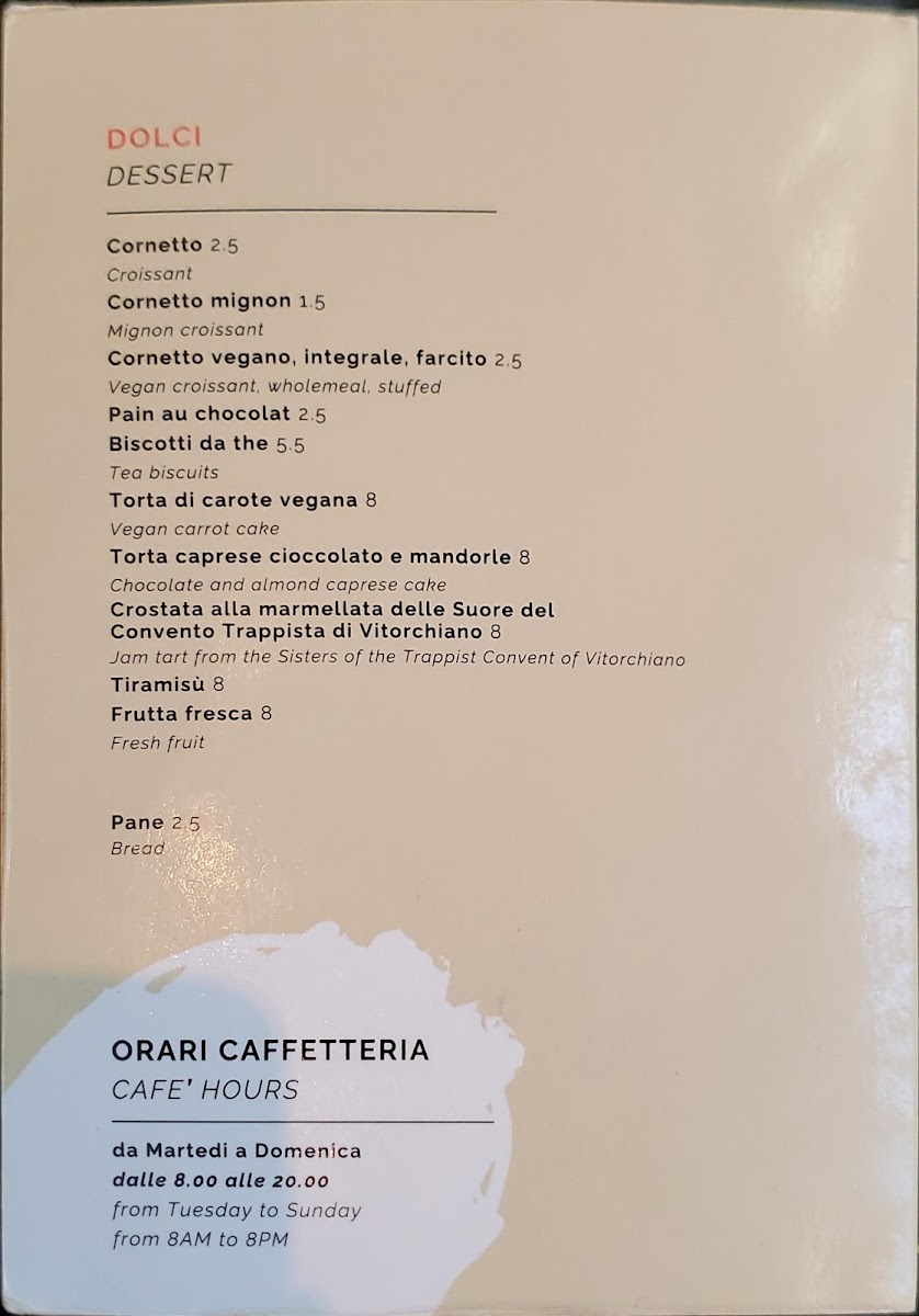 Menu Caffè Delle Arti-1