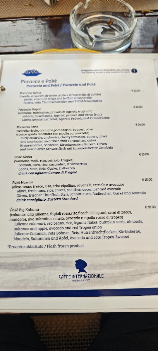 Menu Caffe Internazionale Restaurant-1