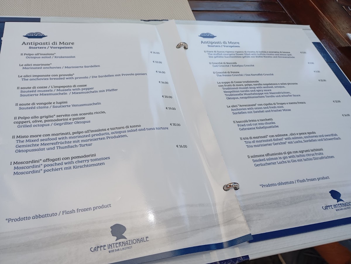 Menu Caffe Internazionale Restaurant-2