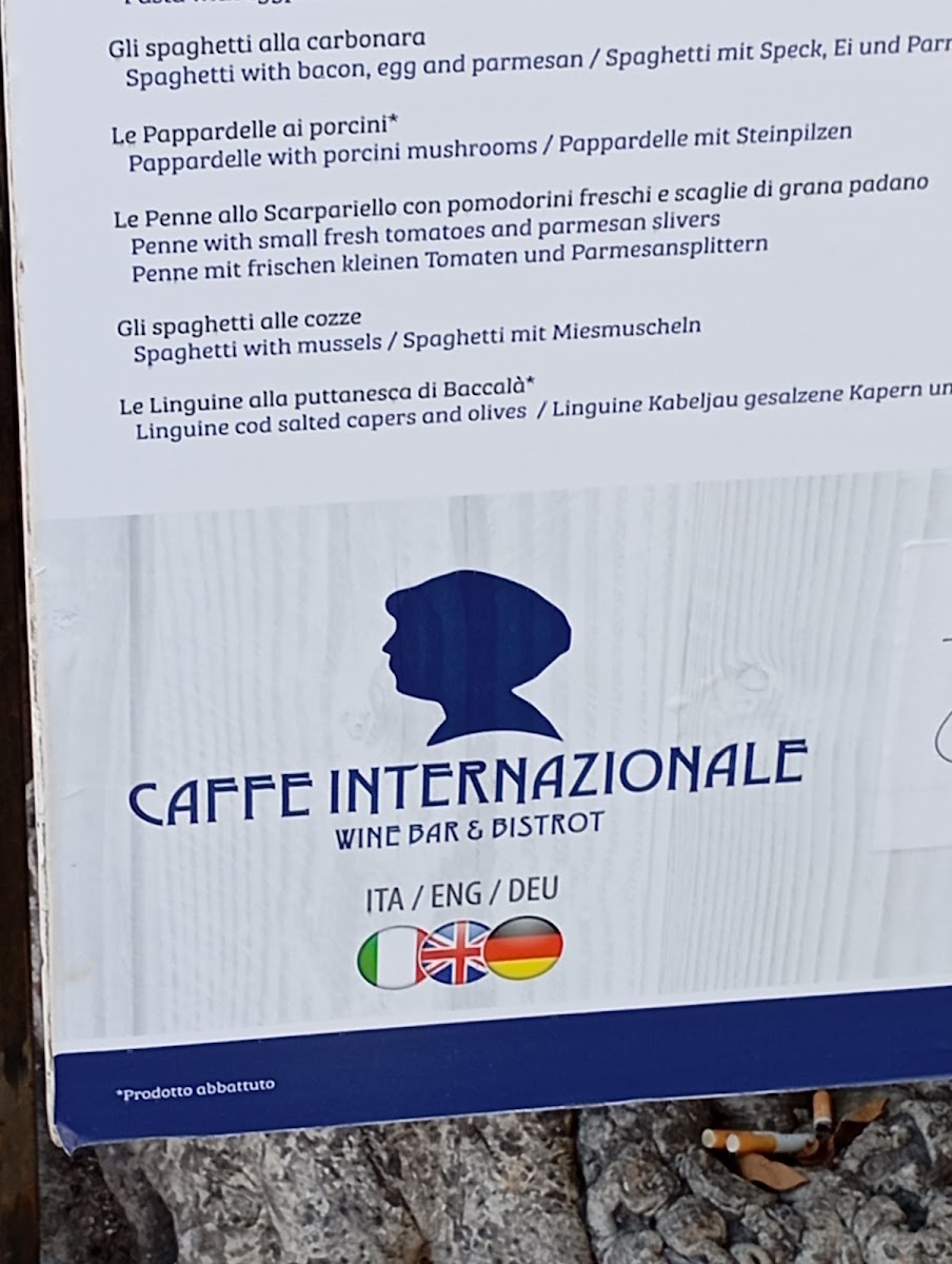 Menu Caffe Internazionale Restaurant-3