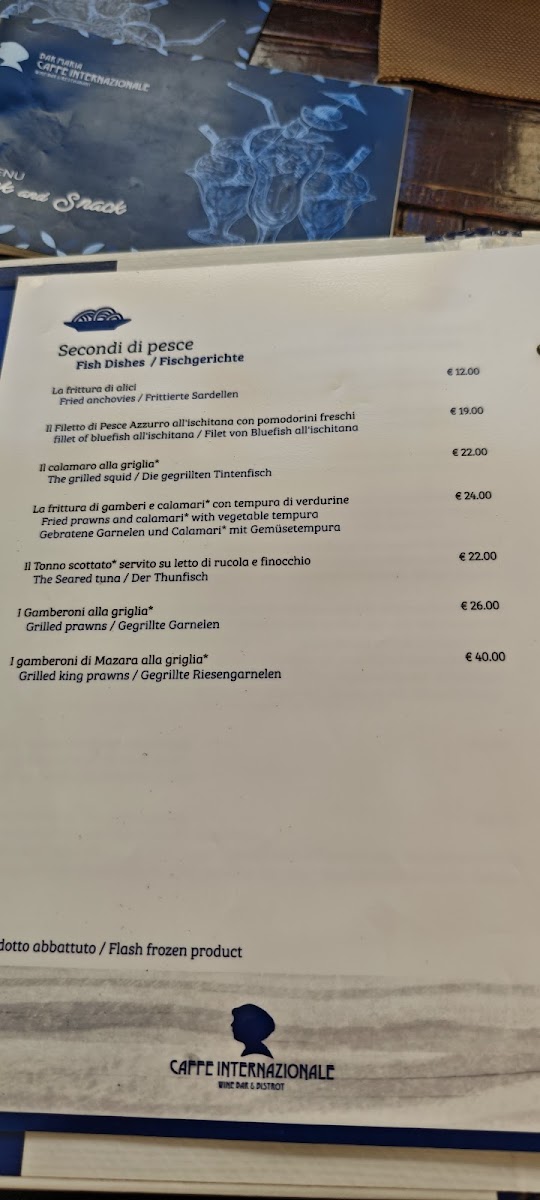 Menu Caffe Internazionale Restaurant-5