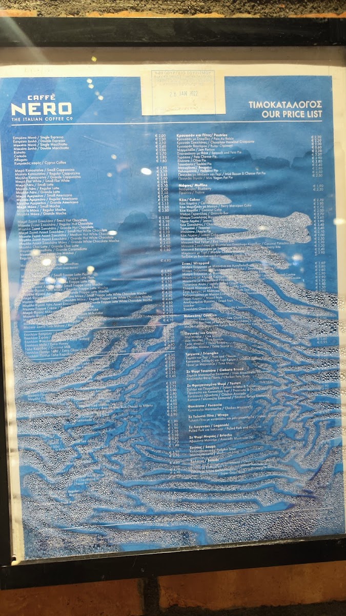 Menu Caffè Nero Finikoudes-1