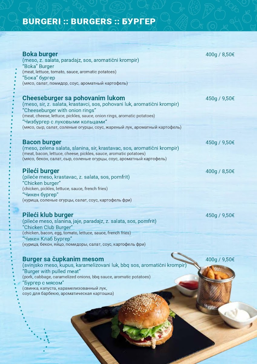 Menu Caffe Pizzeria Boka-4
