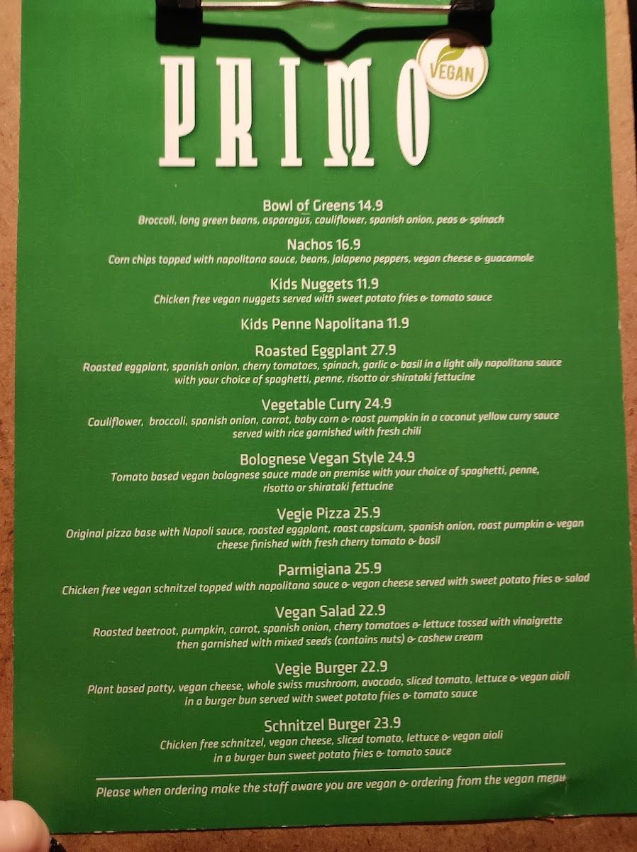 Menu Caffe Primo-2