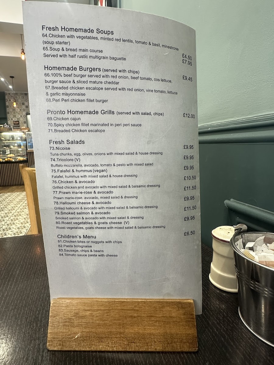 Menu Caffe Pronto-2