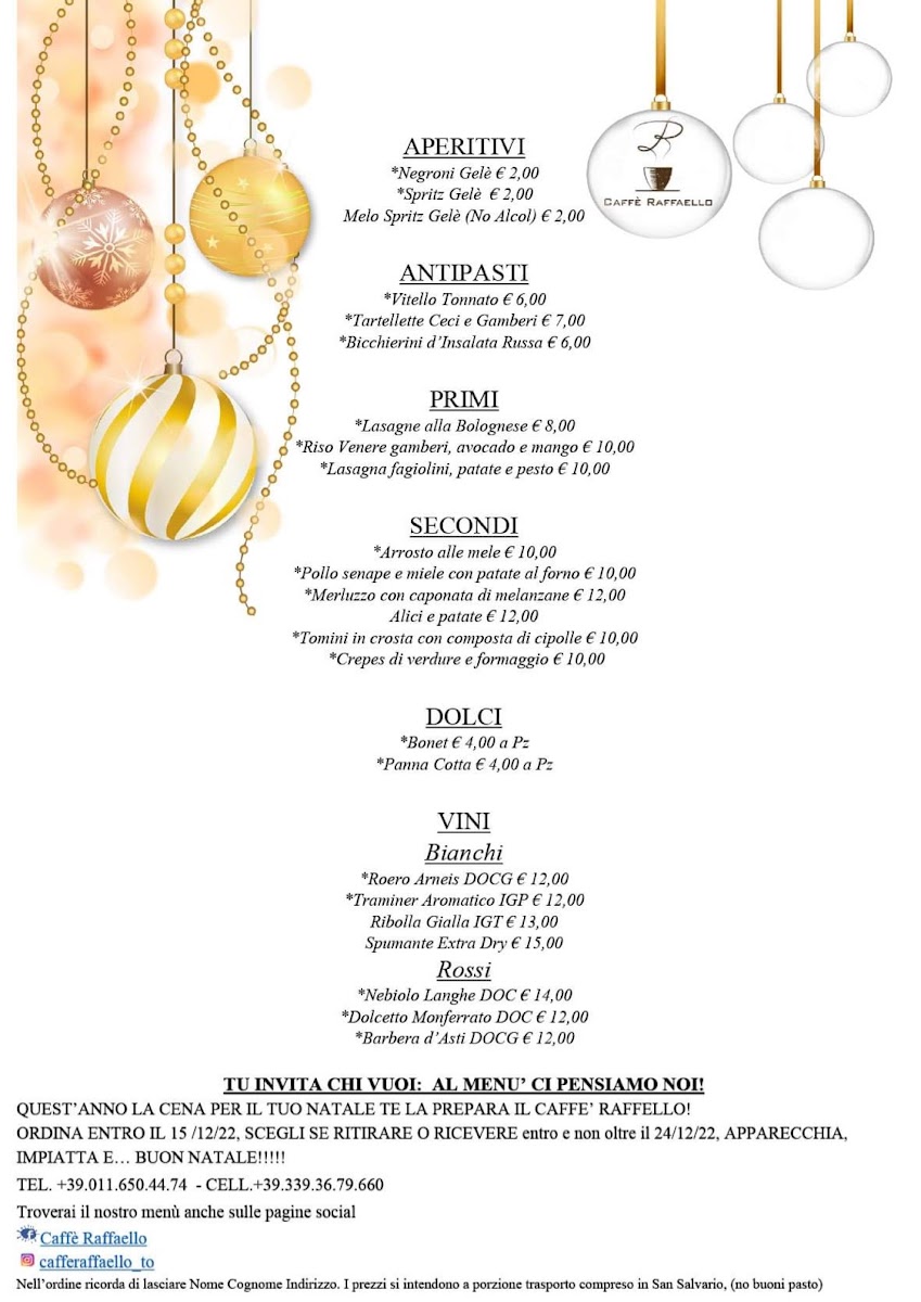 Menu Caffè Raffaello-1