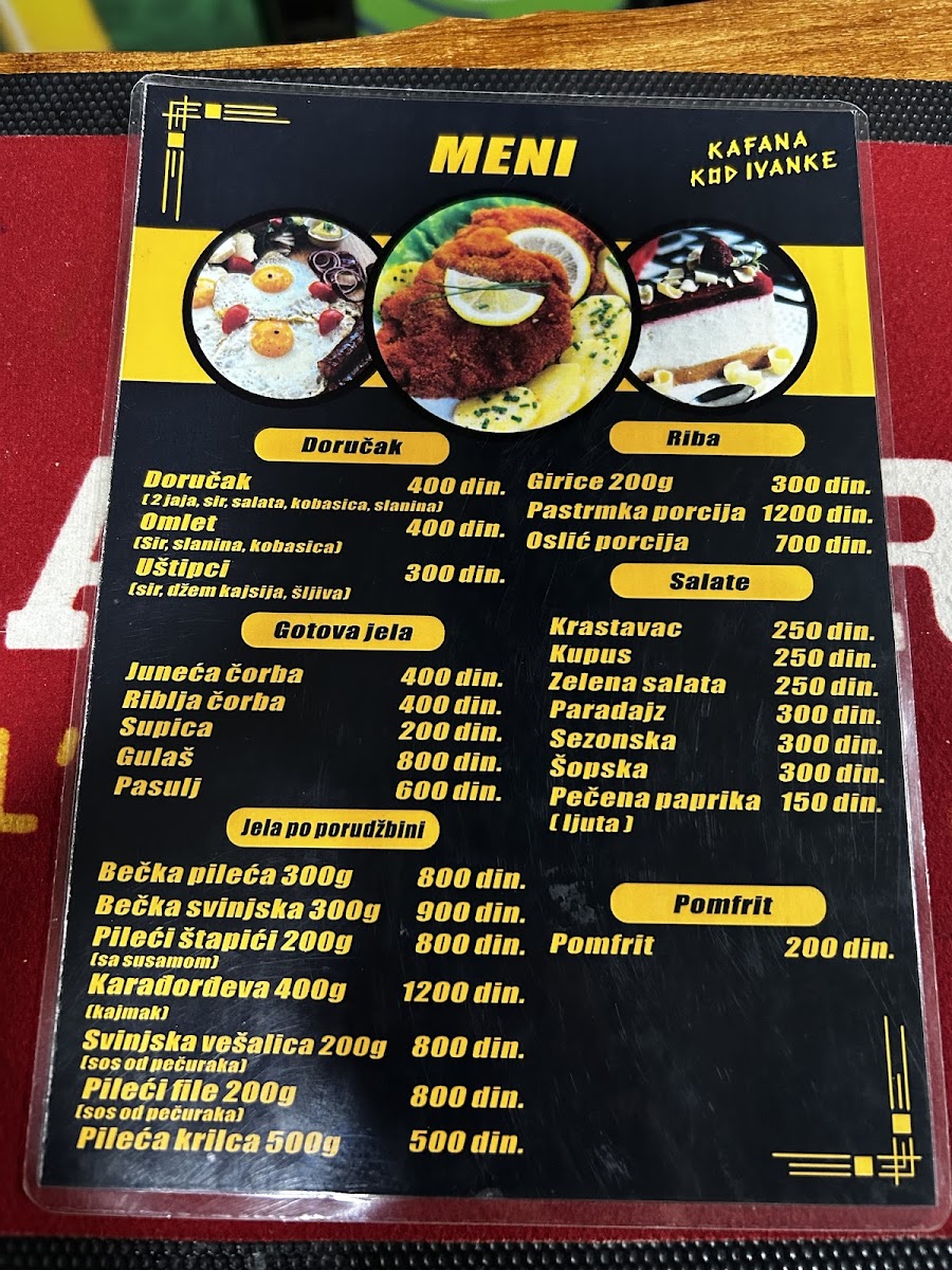 Menu Caffe Restoran 'kod Ivanke'-1