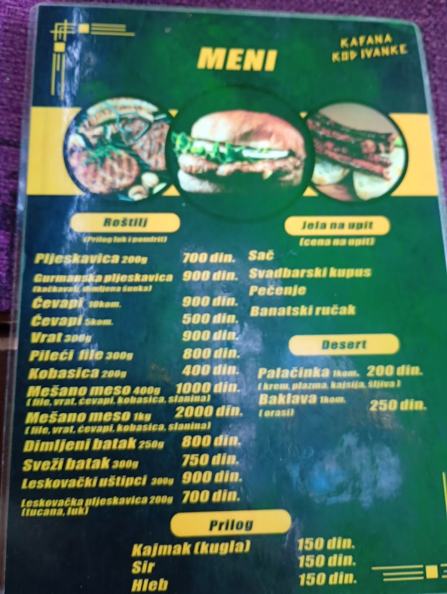 Menu Caffe Restoran 'kod Ivanke'-7