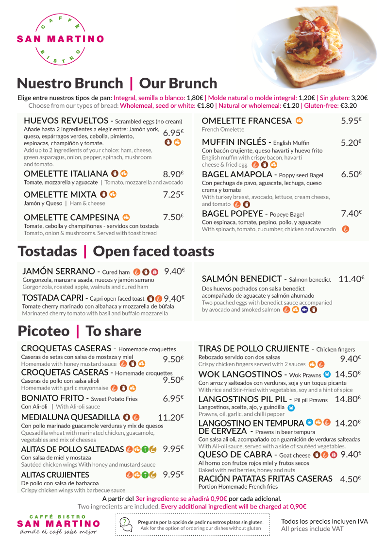 Menu Caffè San Martino Bistro-1
