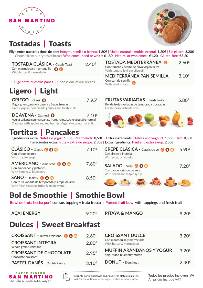 Menu Caffè San Martino Bistro-5