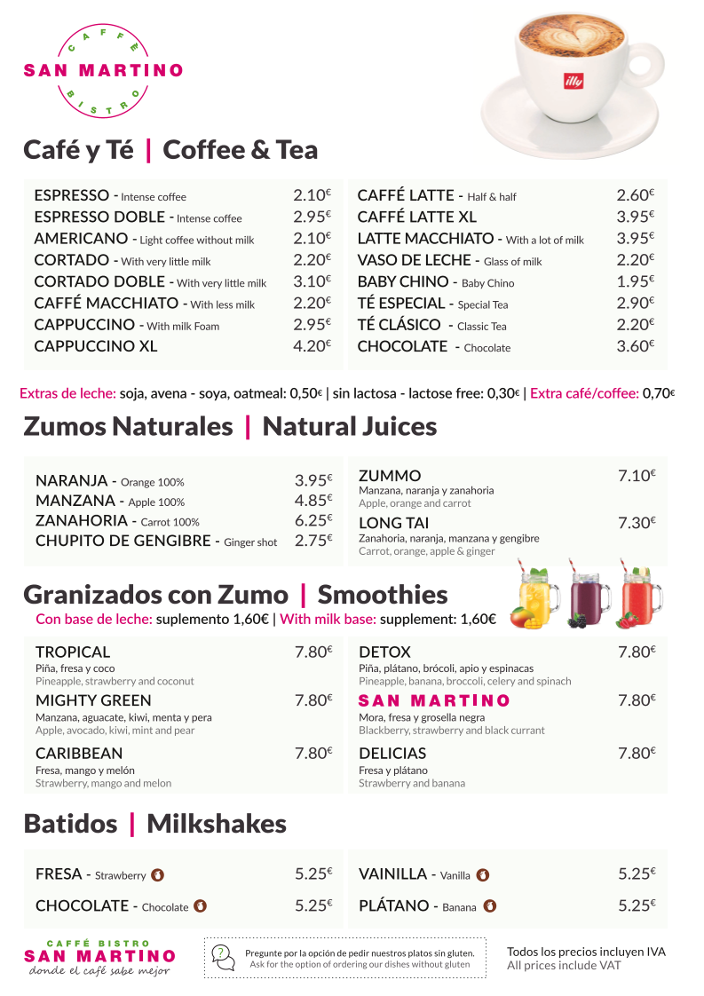 Menu Caffè San Martino Bistro-6