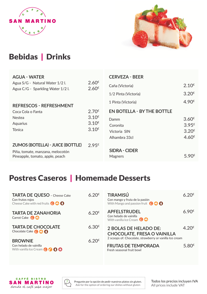 Menu Caffè San Martino Bistro-7