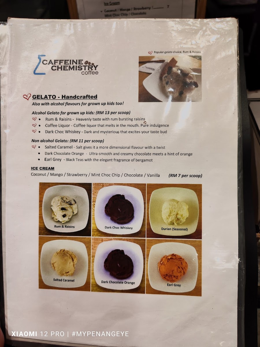 Menu Caffeine Chemistry Coffee-5