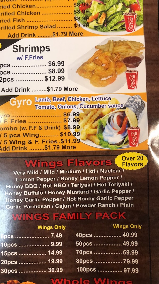 Menu Cajumbo Seafood & Wings Mania-2