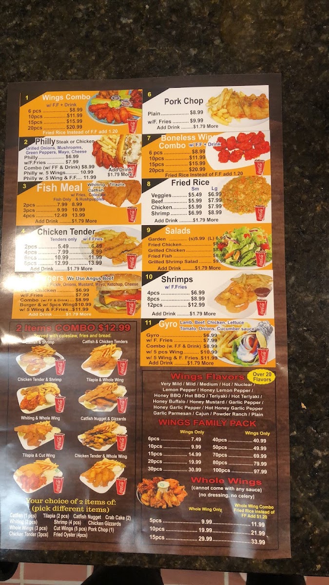 Menu Cajumbo Seafood & Wings Mania-4