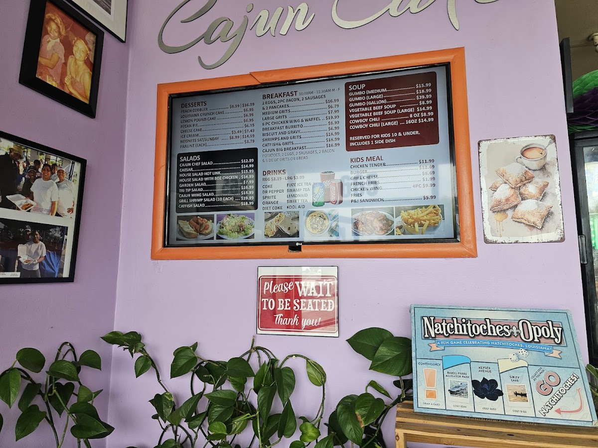 Menu Cajun Country Cafe-3