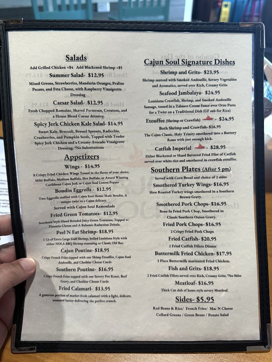Menu Cajun Soul Bistro & Bar-10
