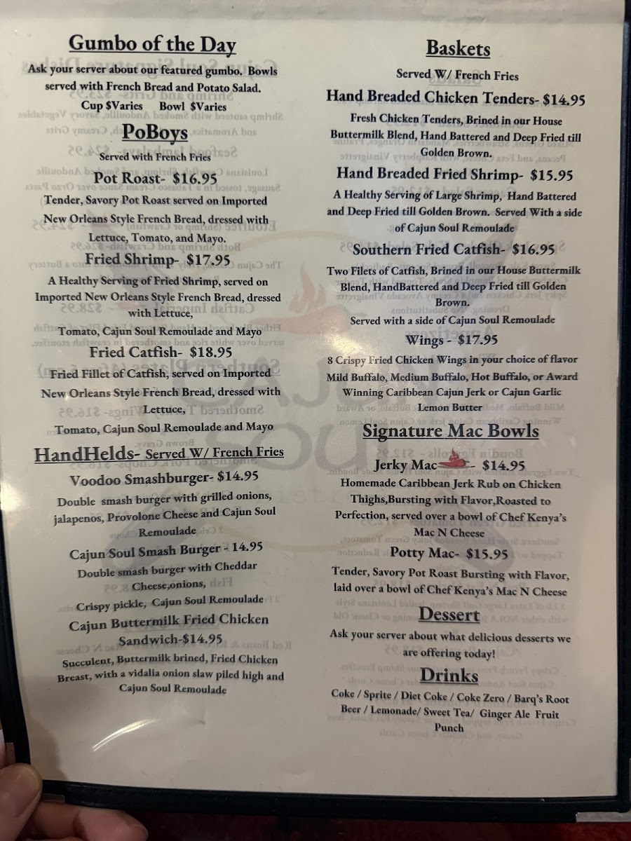 Menu Cajun Soul Bistro & Bar-6